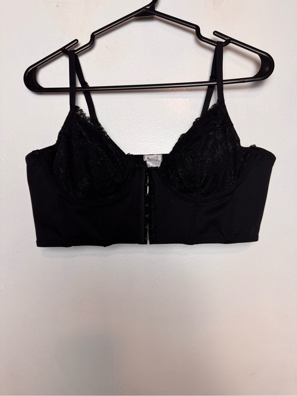 Garage corset crop top with lace detail size -Large
